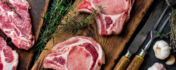 viande de porc noir
